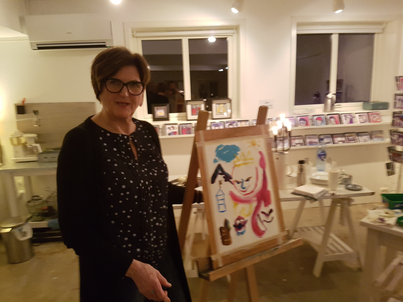 På besøk hos Torunn Kjemphol og hennar Galleri 2K