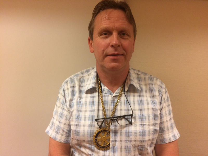 Presidenten sin time.