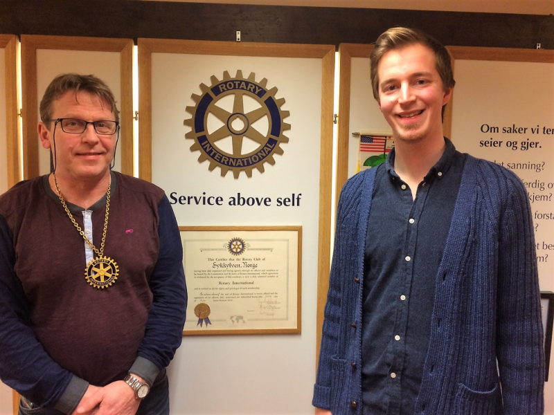 Vår nye sokneprest, Simen Myklebust