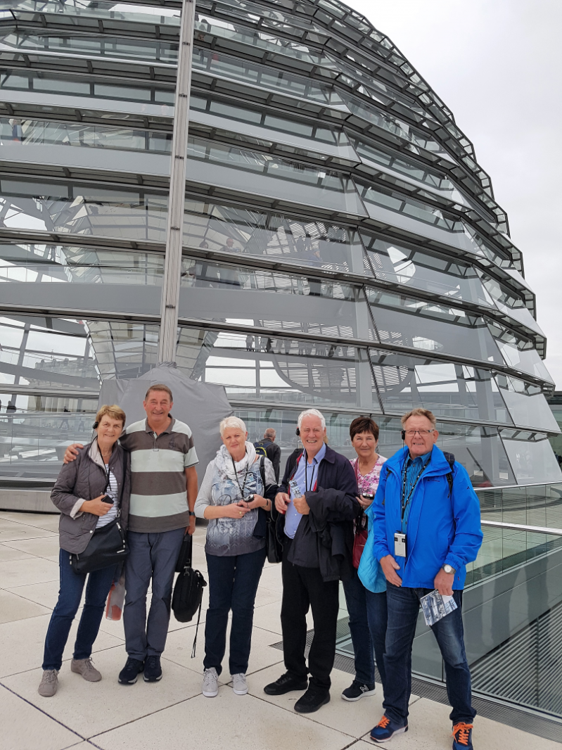 Olav og Ove med familier på tur  til Tyskland juli 2017.