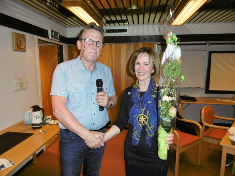 Presidentskifte i Sykkylven Rotaryklubb