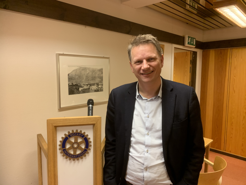 Rotarymøte 06.11.2019: Sjef i Sykkylven Energi, Per Arne Edvardsen: