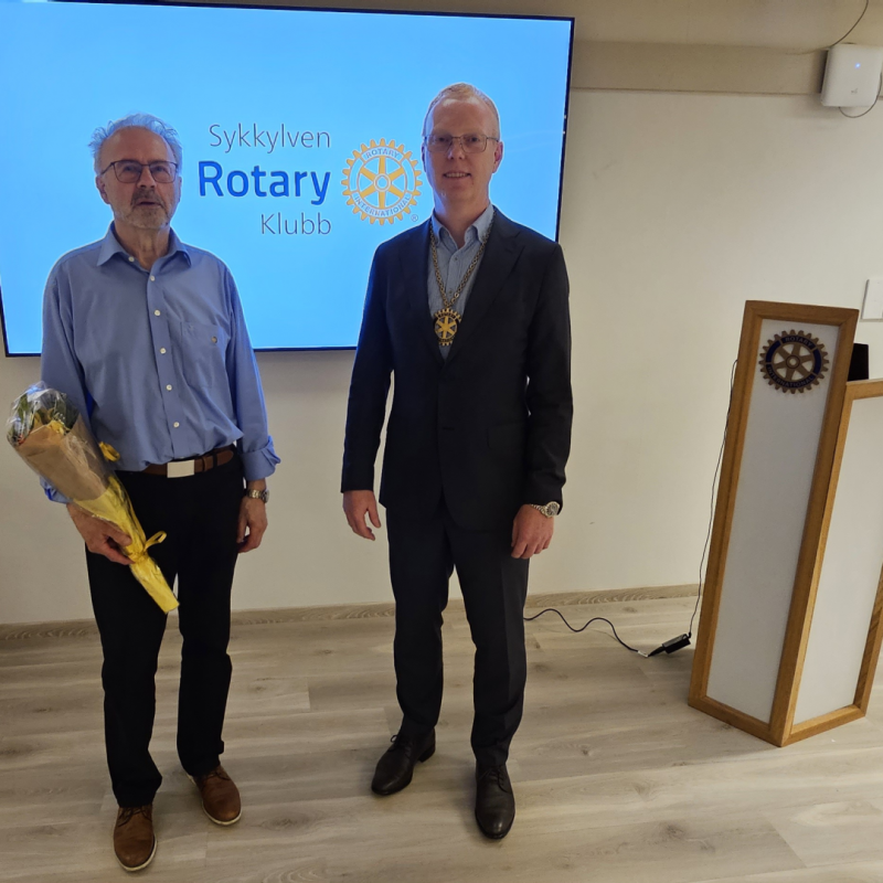 Referat frå Rotarymøtet 21. juni 2023